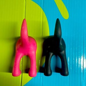 Leash hooks from Ikea